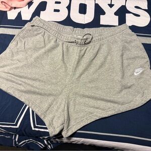 Nike Women's Athletic Shorts in Light Gray